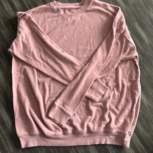 ALO yoga soft pink sweatshirt.